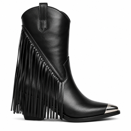 Noira Fringe Heel Boot