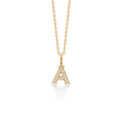 TENDER LOVE A pendant in 14 karat gold with diamonds | Danish design by Mads Z