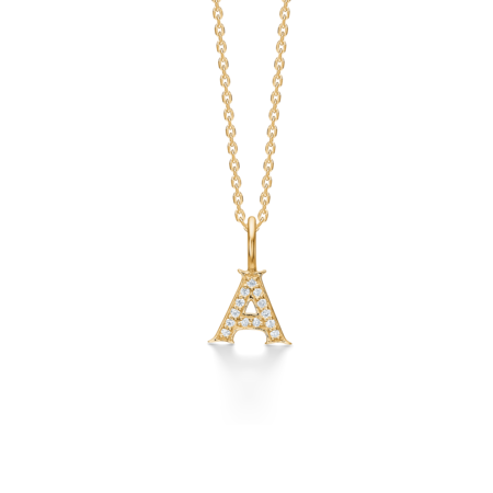 TENDER LOVE A vedhæng i 14 karat guld med diamanter | Mads Z