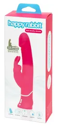 Pink Power Rabbit Vibrator i silikone med sugekop og fjernbetjening