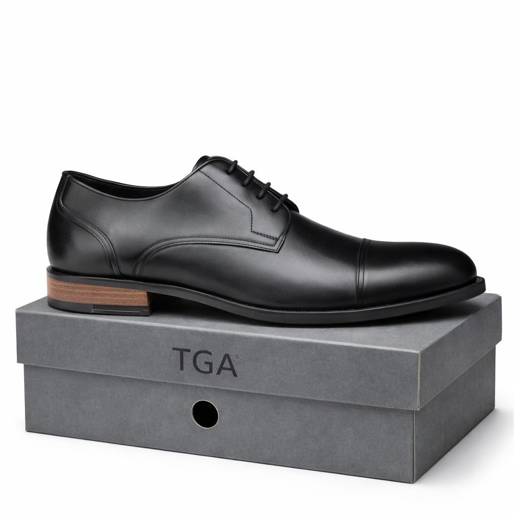 Herre Lædersko Sort - 39