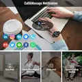 Voltix X1 Smartwatch med touchskærm, pulsmåler, skridttæller og smartphone-notifikationer.