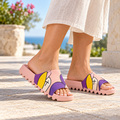 EasyFit S602 Sandal – Pink vist på model