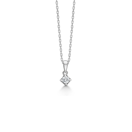 CROWN pendant in 14 karat white gold | Danish design by Mads Z