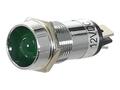 Instrumentlys LED Grøn Volts: 12 Farve: Grøn Montagehul: Ø14mm Monteringsdybde: 23mm