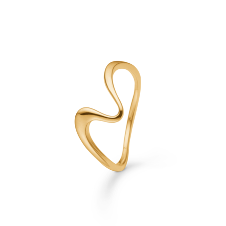Flow ring i 8 karat guld.