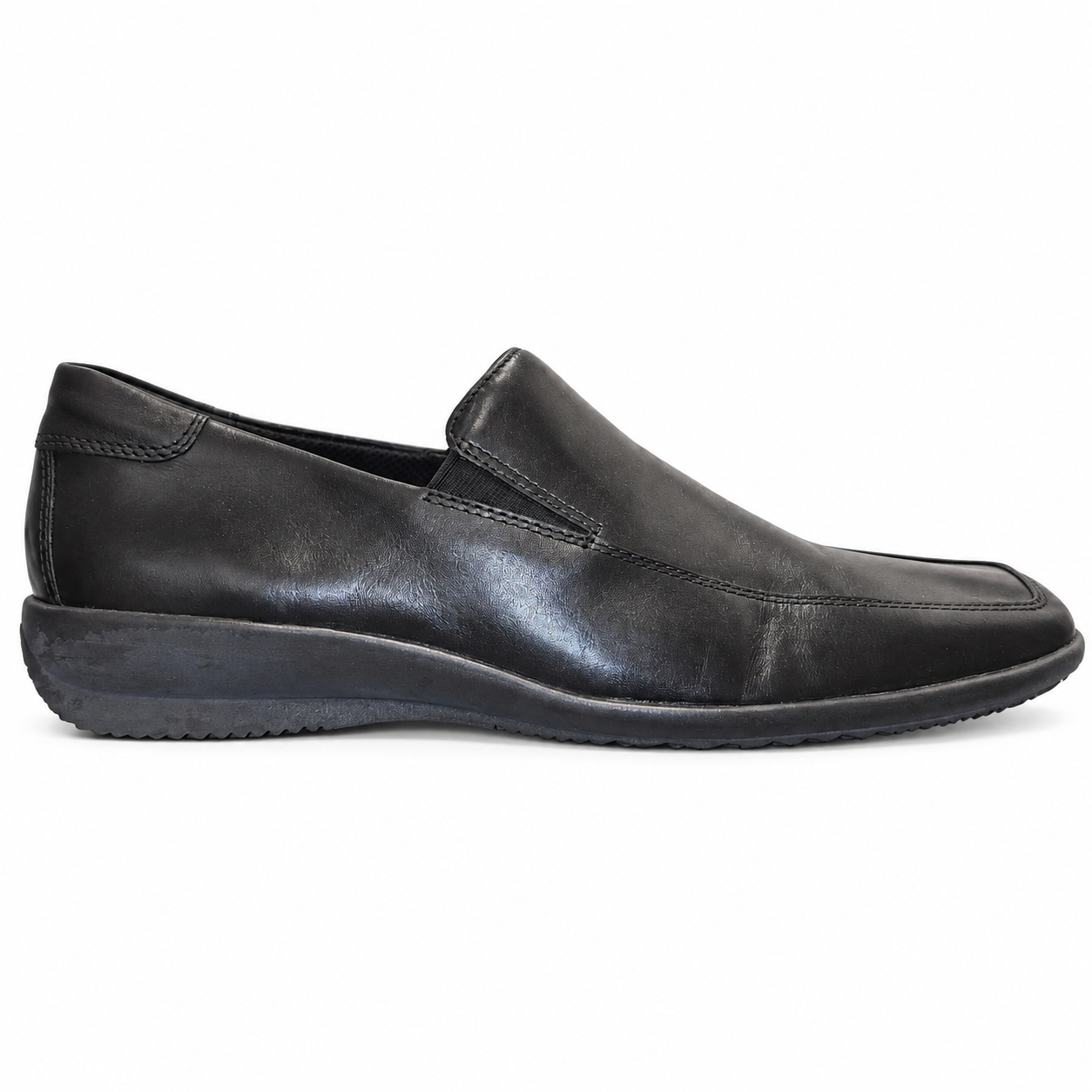 ECCO Slip-On Sko Med Elastik  Sort - 40