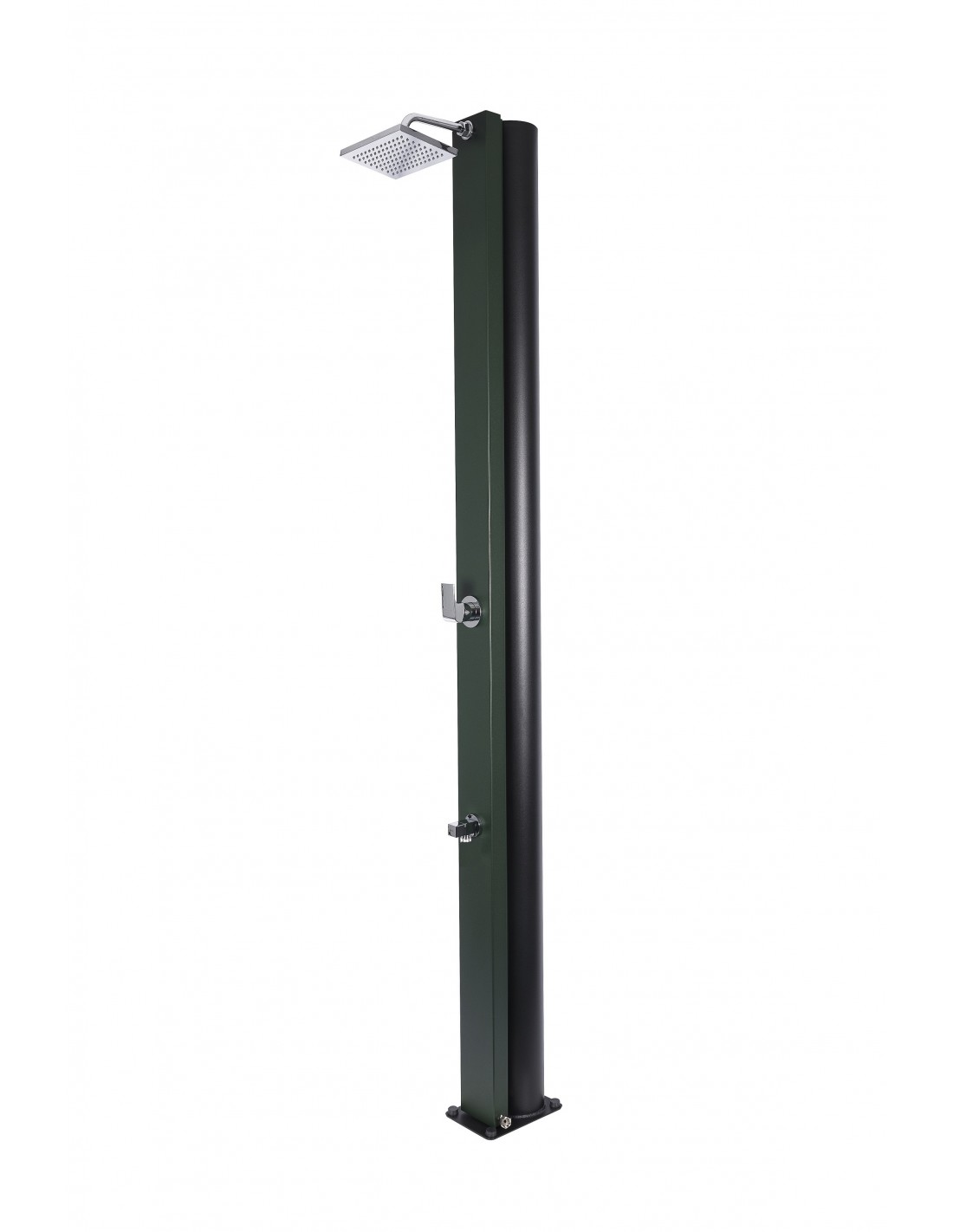 CRM WATERMIXER RT - Solardusche 30 Liter - Grün, Mit Fußdusche