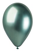 Chrome grøn ballon helium