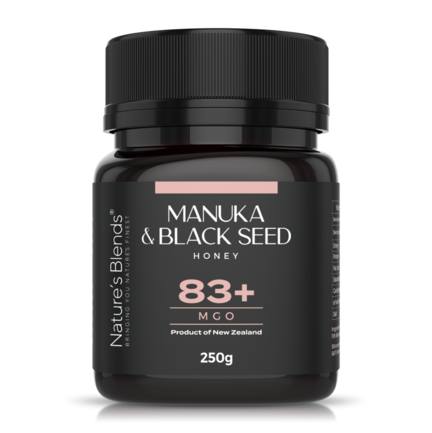 Natures Blends Manuka Honning Nigellafrø 83 MGO
