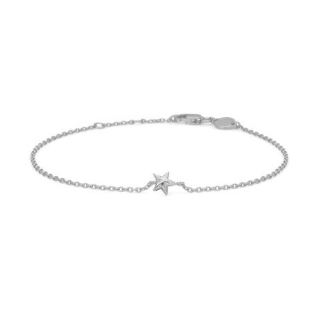 Shiny Star armbånd i sølv - studio.z
