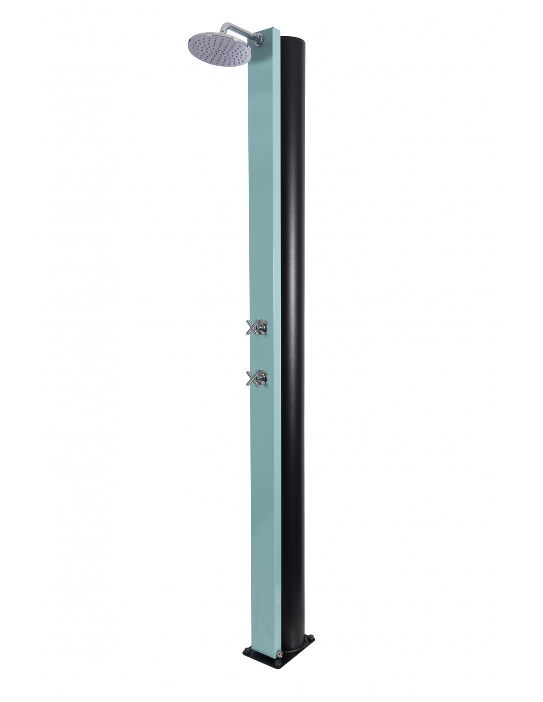 CRM CROSS - Solardusche 40 Liter - Aqua, Ohne Fußdusche