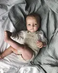 Lillesøsters Romper strikket i Merino Singles fra Sysleriget – strikket babyromper opskrift