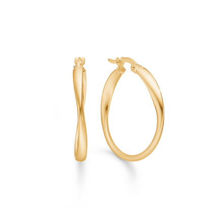 SILVIA earrings in 8 karat gold | Danish design by Mads Z