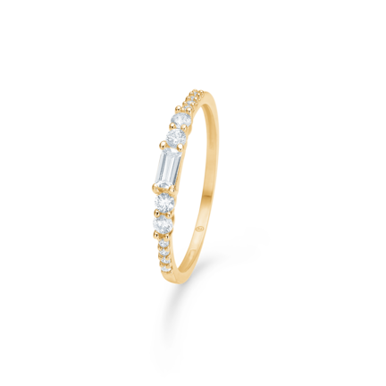 VIOLA ring in 8 karat gold | Danish design by Mads Z