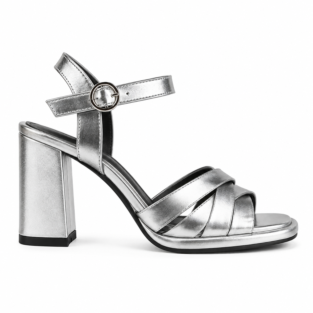 Silver Elegance Sandaler - 40