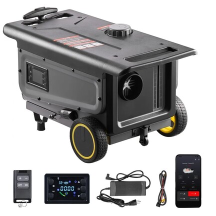 VEVOR 8KW kinafyr dieselfyr – All-in-One med Bluetooth og LCD