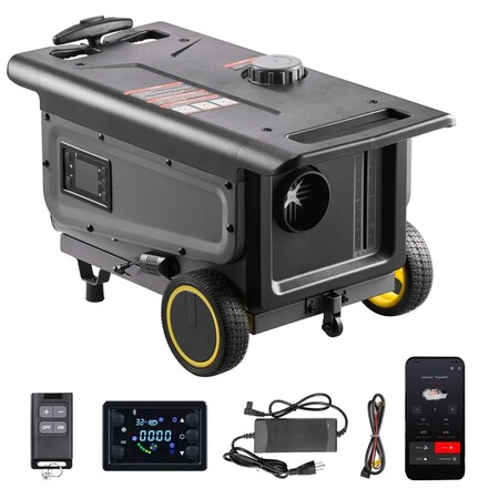 VEVOR 8KW kinafyr dieselfyr – All-in-One med Bluetooth og LCD