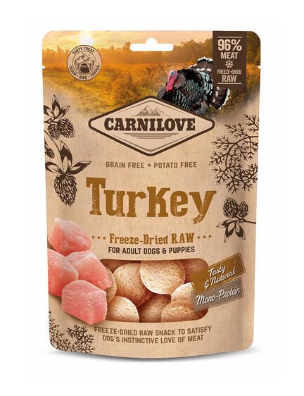 Carnilove Freeze-dried raw snacks turkey