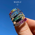 POETRY RAINBOW ring in 14 karat gold | Danish design by Mads Z