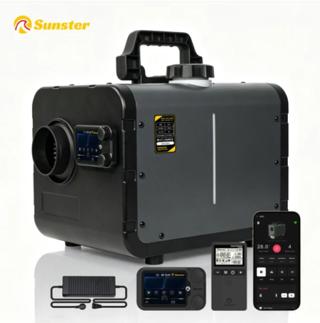 Sunster TP BW 8kW dieselfyr med WiFi og Bluetooth