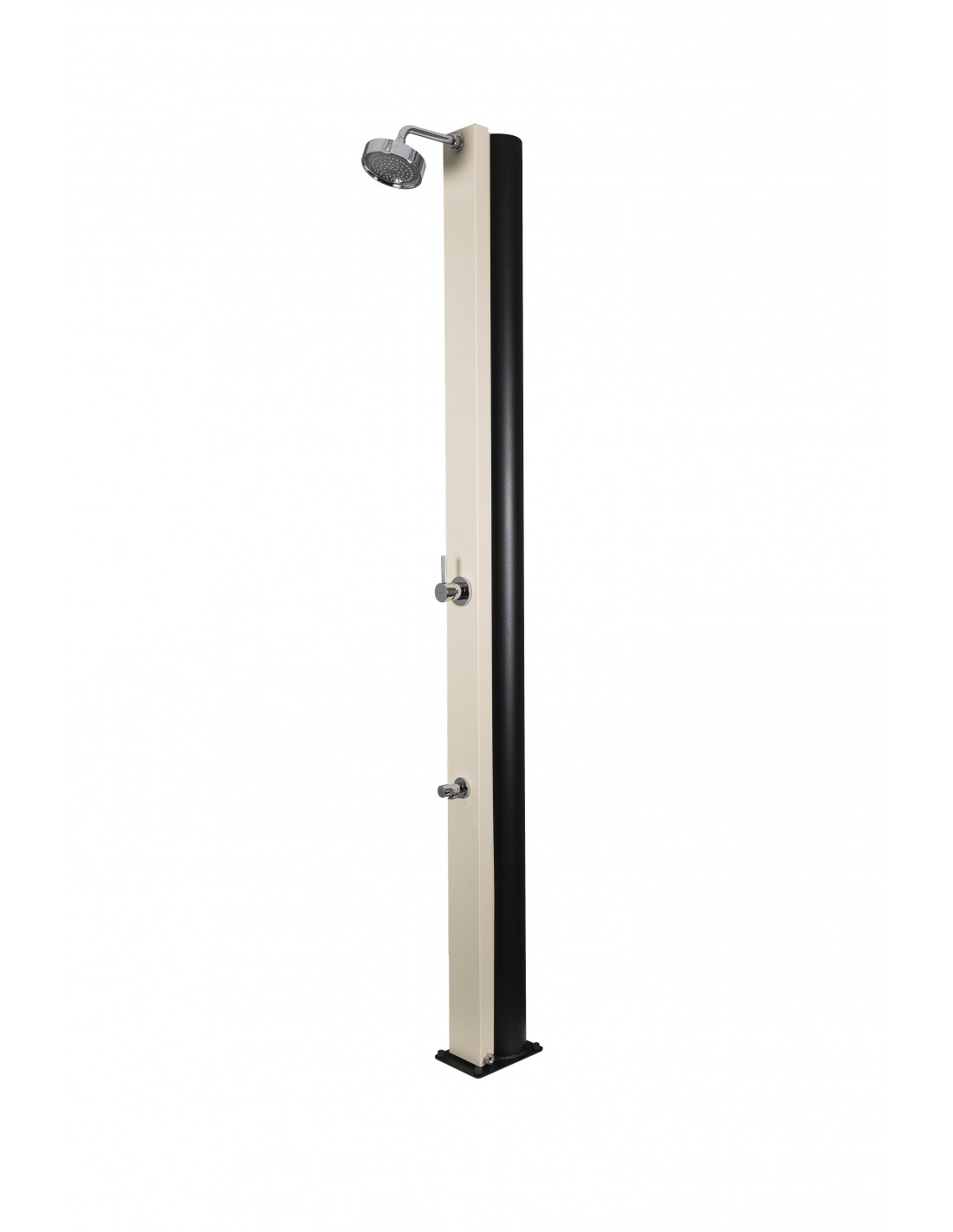 Crm Land - Solardusche 30 Liter - Ivory, Mit Fußdusche