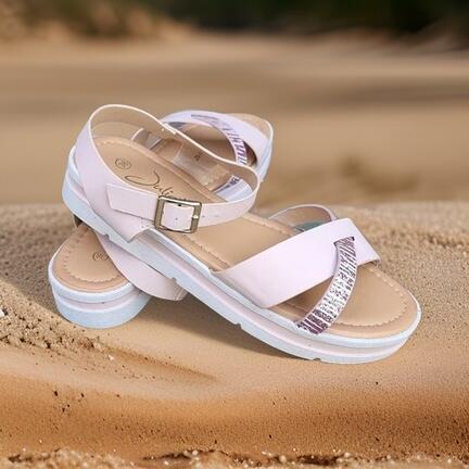 rosa sandaler