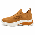 Beige strik sneaker unisex – let og komfortabel