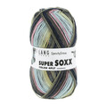garnneogle fra lang yarns super soxx i farverne blaa rose lime