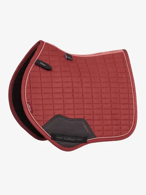 LeMieux Suede Suede Close Contact underlag - Blackberry