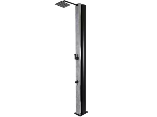 CRM ATLAS GLASS - Solbruser 40 liter - Concrete, Med fodvask