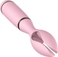 Pink couple vibrator i silikone – genopladelig sexlegetøj til par