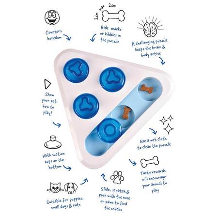 Aktivitets spil - Duvoplus Seek'n Snack Puzzle - Triangle