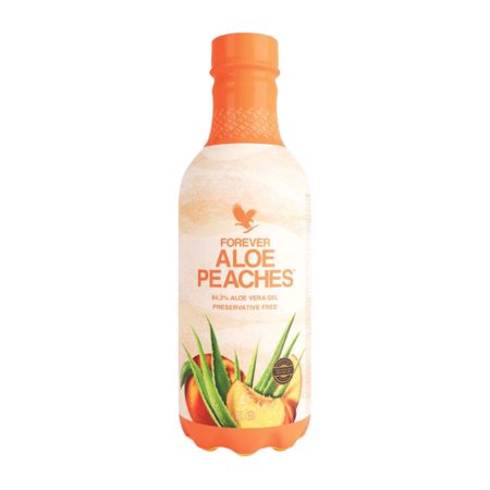 Forever Aloe Peaches - Aloe vera drik med fersken 1 liter i PET flaske