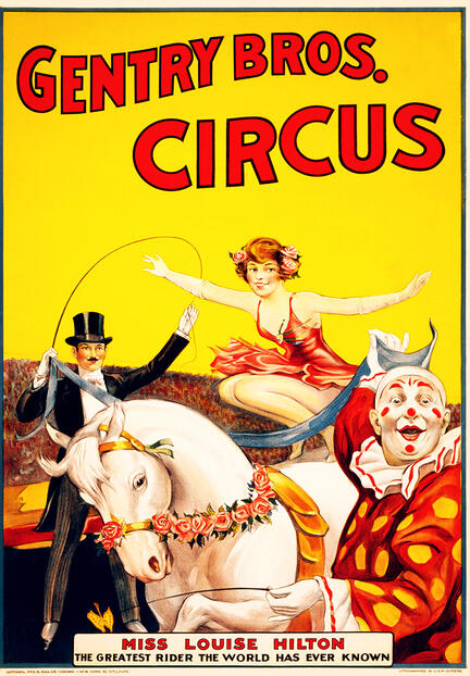 fotomester circus cirkus plakat gentry bros