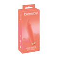 Peachy Tickler Mini Vibrator i ferskenfarvet silikone med fleksible ører og kompakt design