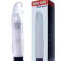 Bossoftoys Real Skin Realistic Vibrator 22 cm Ø 4 cm i transparent jelly med realistiske detaljer