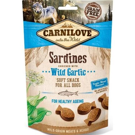Carnilove Soft Snack Sardines & Wild Garlic - 200 gram