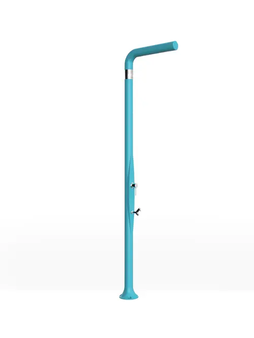 Arkema - FUNNY YANG T225 udendørs bruser med fodbruser - koldt & varmt vand - Blue Ocean