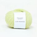 Garnet lun merino fra rauma garn i farven Pistaciecreme