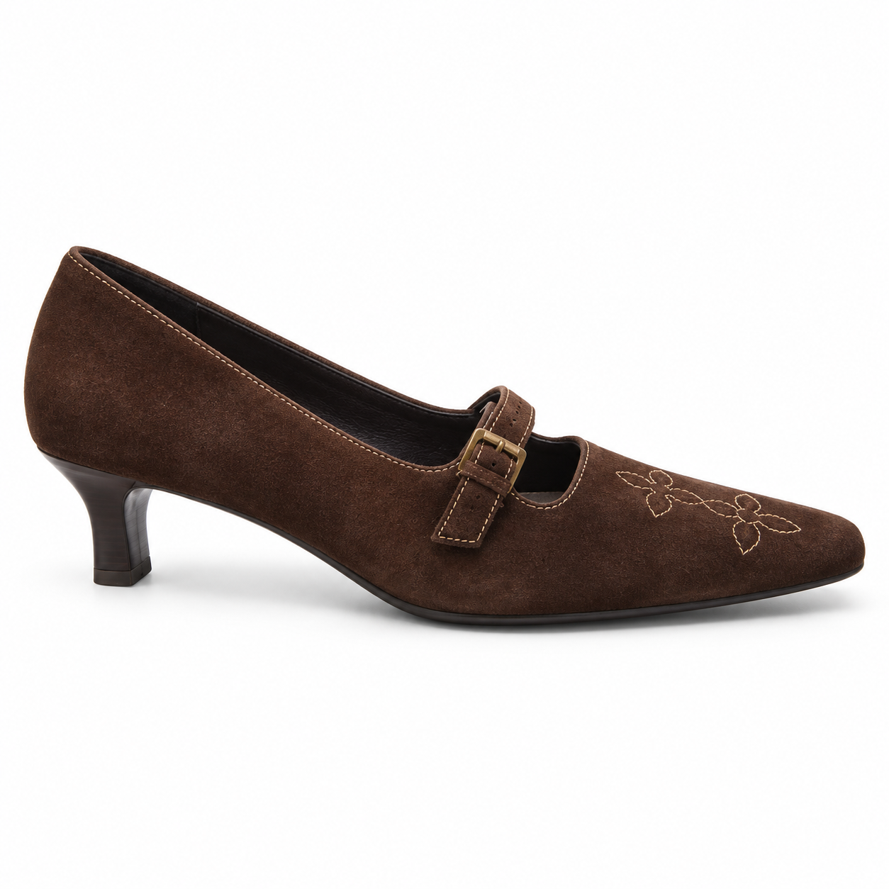 ECCO Pumps Med Broderi  Brun - 40