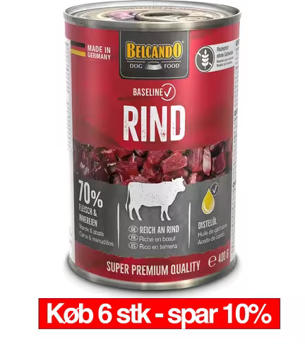Belcando Okse Vådfoder 400g – Kornfri Dåsemad til Hund