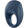 Satisfyer Strong One vibrerende penisring med app-styring i sort silikone