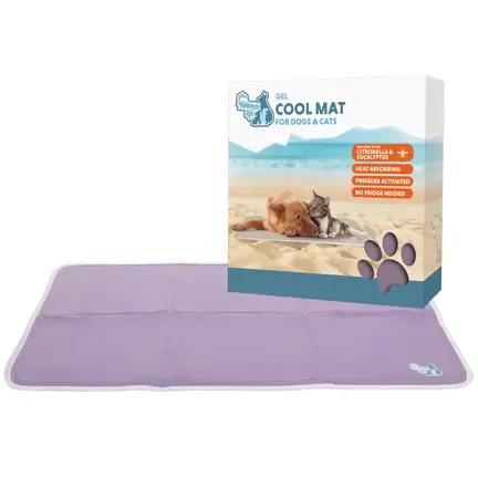CoolPets Premium Solid Gel Coolmat Lilla