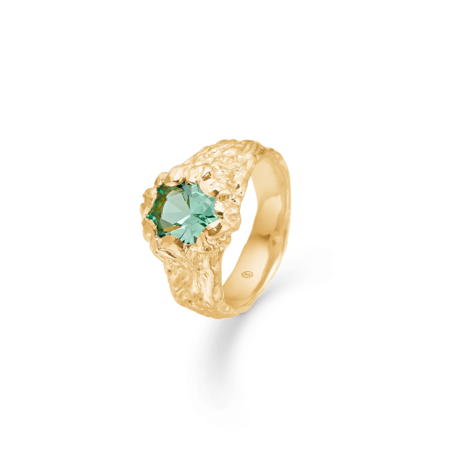 Forest ring i forgyldt sølv | Studio Z