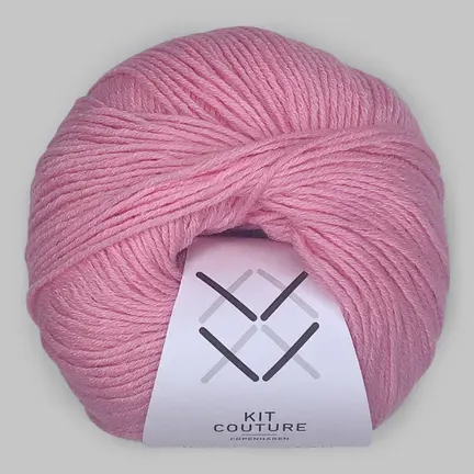 Garnnøgle Wool Cotton fra Kit Couture i farven lyserød