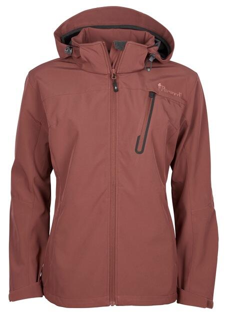 Pinewood Wilda Stretch Shell jakke - damejakke marron rose