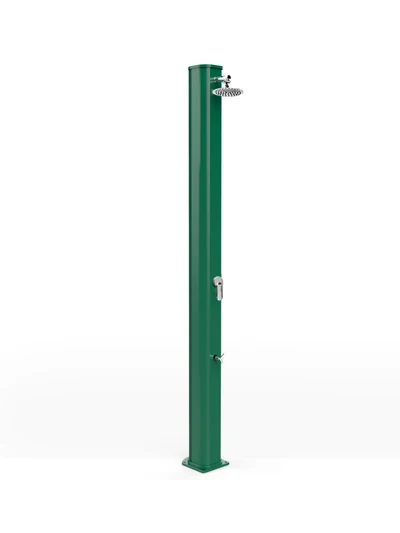 Arkema - BIG JOLLY A320 Aluminium Solardusche mit Fußbrause - 35 Liter - Grün