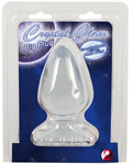 Crystal Clear Big Plug 12,2 cm lang anal plug med Ø 6 cm i gennemsigtigt design