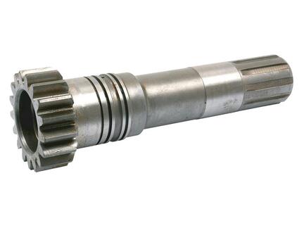 PTO input shaft - Multi Power models  (fig. 4 in the picture)  17 teeth / 10 spline  Fits: MF65 after serial no. 609714  Fits: MF133  Fits: MF135 with serial no. before 439190  Fits: MF140, MF145  Fits: MF148 with serial no. after 605134